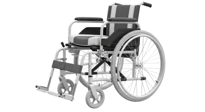 Isolated Wheelchair