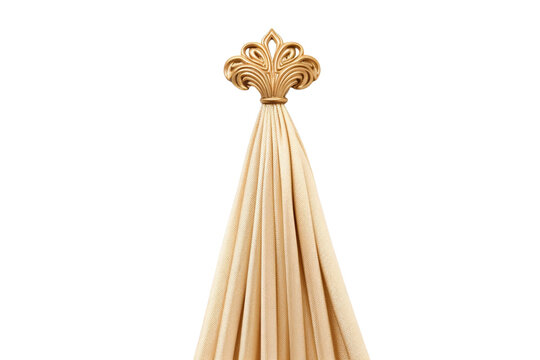 Decorative tieback with looped detail