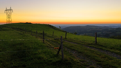 Horizon et couleurs du ciel