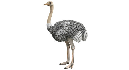 Naklejka premium Isolated Ostrich