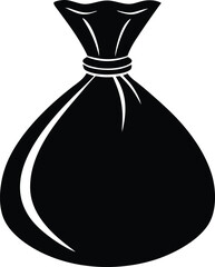 simple money bag vector artwork for marketing