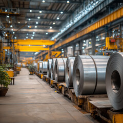 Fototapeta premium wine barrels in cellar
