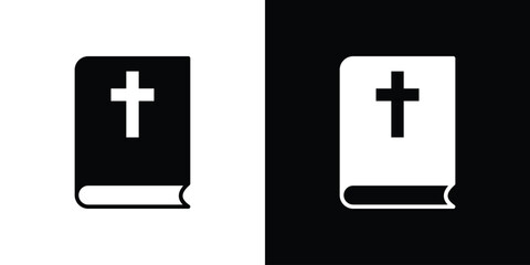 Fototapeta premium Bible icon vector illustration - Collection of high quality black style vector icons