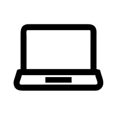 Laptop icon vector illustration