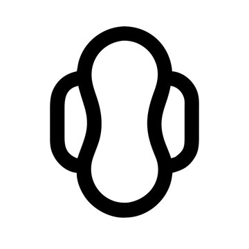 Sanitary pad icon vector illustration