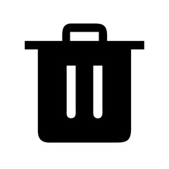 Trash icon vector illustration