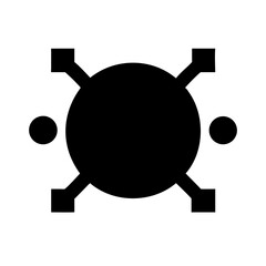 Virus icon vector illustration