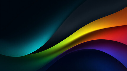 Obraz premium Elegant LGBT Pride Background with Subtle Rainbow Tones and Text Space, Generative AI