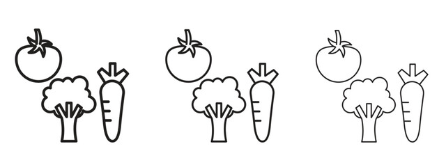 Vegetable icon for Graphic Design Projects