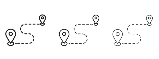 Distance icon for Graphic Design Projects