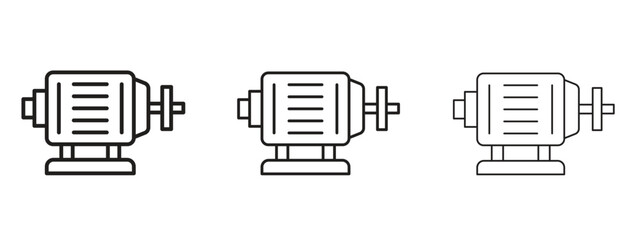 Car alternator icon for Graphic Design Projects