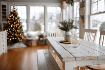cozy minimalist christmas celebration with family in warm inviting living room
