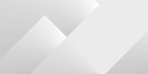 Obraz premium Modern minimalist abstract background featuring subtle gray and white geometric shapes with smooth gradients, ideal for corporate, tech, or clean design projects.