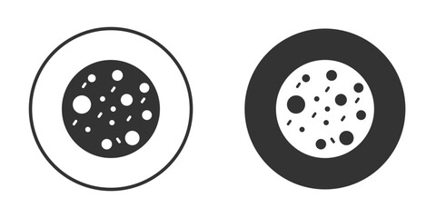 Leukemia icon vector clipart in black colors. suitable for graphic work