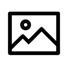 Naklejka premium Image icon vector illustration