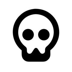 Skull icon vector illustration