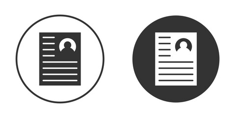 Criminal record icon vector clipart in black colors. suitable for graphic work
