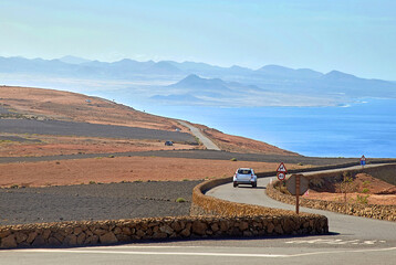 Landscape of Lanzarote Island, Canaries