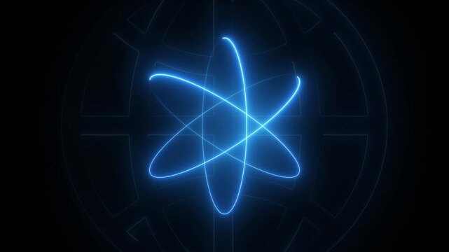 Next gen computing and artificial intelligence concept on the transparent background. AI and quantum processing for data analysis,  Automation, Future innovation. Motion graphics of automation concept