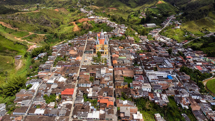 Santo Domingo, Antioquia, Colombia. April 27, 2025. Town recognized as the Cradle of Costumbrismo (Costum of Traditionalism) because the writer Tomas Carrasquilla was born there.