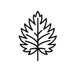 Black Outline of a Mallet Tool on White Background - Construction, Repair and Carpentry