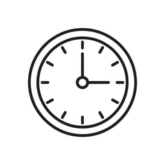 Minimalist Clock Illustration Depicting the Time Quarter Past Twelve with a Clean and Simple Design Aesthetic for Timekeeping