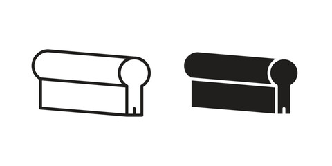 Print screen icon. vector flat and line symbols. Vector Graphics.