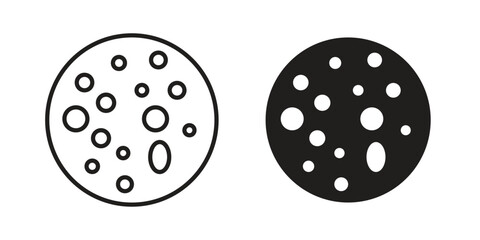 Leukemia icon. vector flat and line symbols. Vector Graphics.