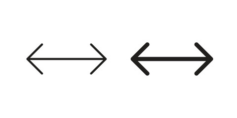 Double arrow icon. vector flat and line symbols. Vector Graphics.