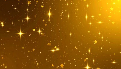 Sparkling gold star background