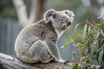 Fototapeta premium koala in tree