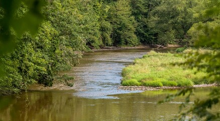 The river in the valley