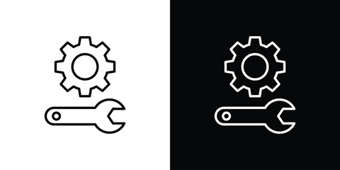 Productivity tools icon. Editable stroke. Icon for web.
