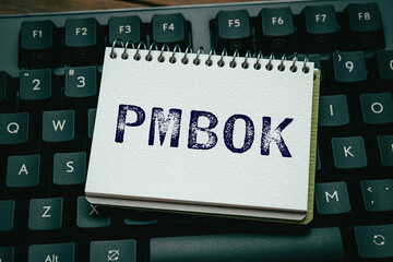 PMBOK (Project Management Body of Knowledge) notebook. For Business, suitable for articles or...