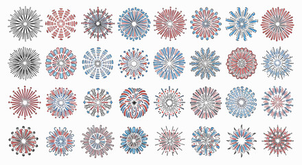 Geometric Harmony Abstract Designs in Symmetry and Color, Exploring the Concept of Circles