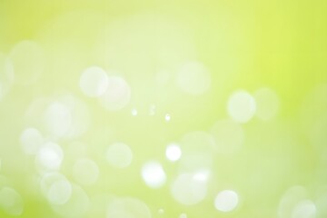 Fototapeta premium Abstract Green Background with Bokeh Lights