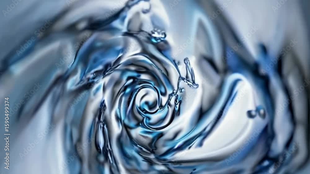 Wall mural dynamic swirling liquid: vortex in motion captured in highdefinition