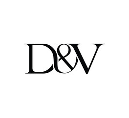 Elegant Serif  WITH & Monogram Logo Template – Minimal Business Branding DV