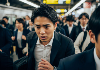 Haste and Determination: Morning Commute Rush