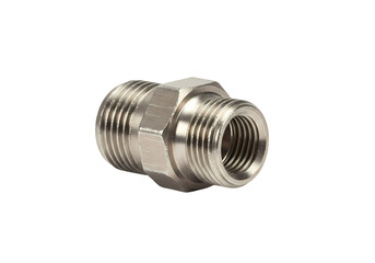 Brass Pipe Fitting CloseUp Product Shot