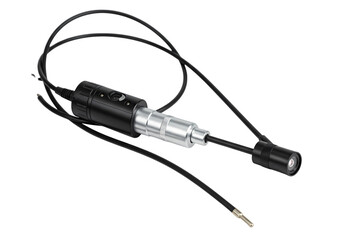 Camera CloseUp View of a Mini USB Endoscope with Cable