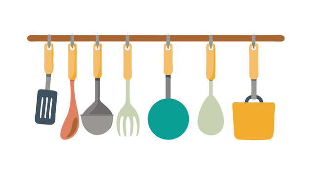 set of kitchen utensils