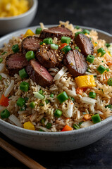Classic Beef Stir-Fry Rice