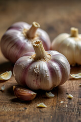 Whole and Peeled Garlic Cloves