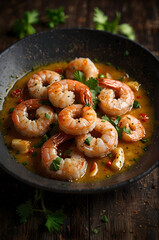 Garlic Shrimp in Olive Oil