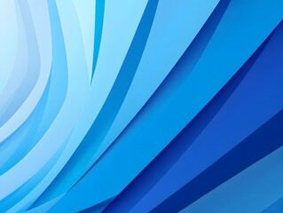 Abstract Blue Wave Background Design