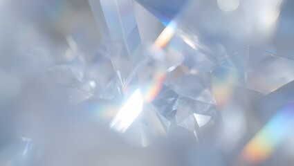 Abstract Lens Flare with Rainbow Refraction - Modern Background