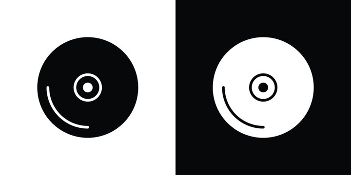 DVD icon vector, filled flat sign, solid pictogram. Symbol, logo illustration.