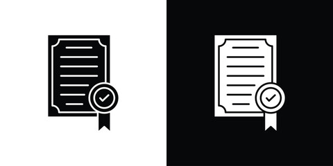 Diploma icon vector, filled flat sign, solid pictogram. Symbol, logo illustration.