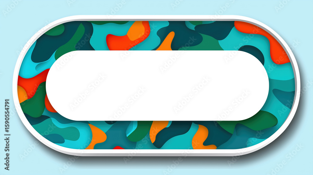 Poster Colorful abstract pattern creating a vibrant background for any design project